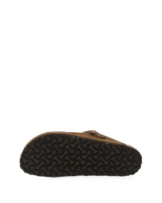 Birkenstock Brown Boston Shearling Clogs