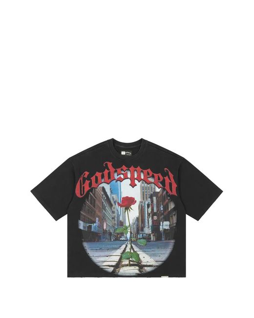 Godspeed Black Concrete Rose T-Shirt for men