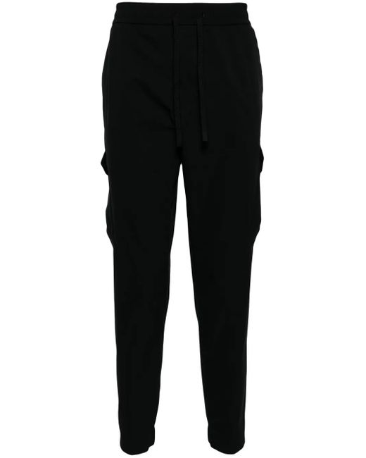 Boss Black Elasticated-Waist Track Pants for men