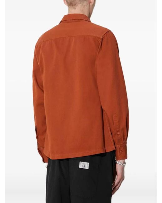 Camicia Mini Problema Uniform di Aries in Orange