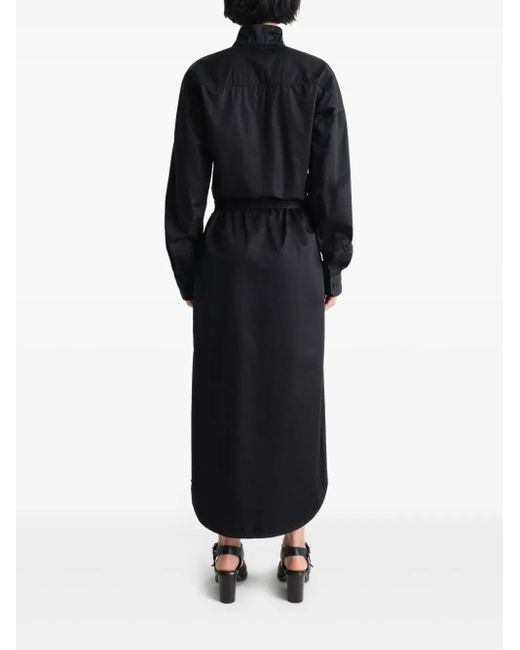 Lemaire Black Maxi Shirt Dress