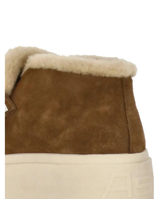 Ash Brown Magic Raised-Sole Sneakers