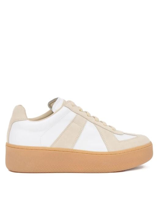 Maison Margiela White Replica Wedge Sneakers