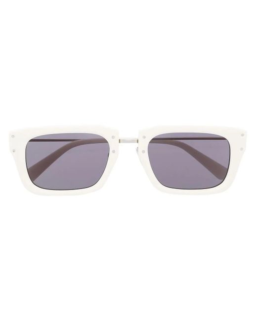 Jacquemus White Square-Frame Tinted Sunglasses