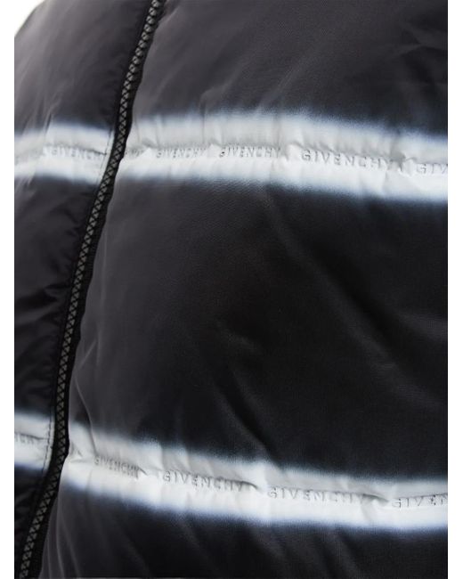 メンズ Givenchy ストライプ フーデッドジャケット Blue