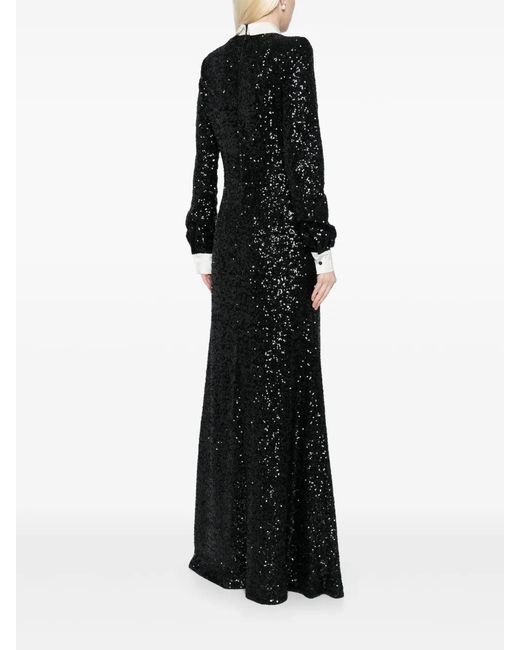 Macgraw Black Neo Gothic Gown
