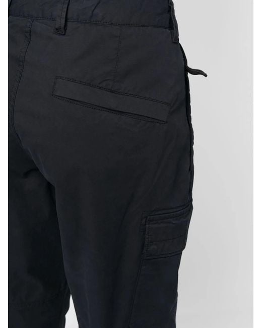 Stone Island Blue Pantalone Regular Tapered for men