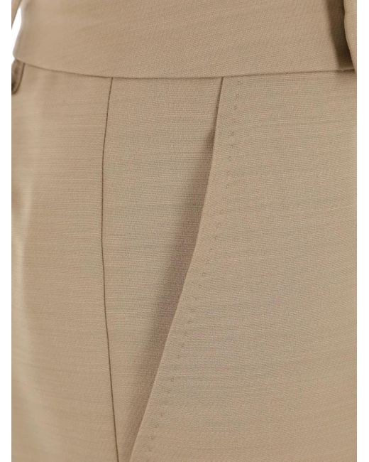 10 Corso Como Straight Broek in het Natural