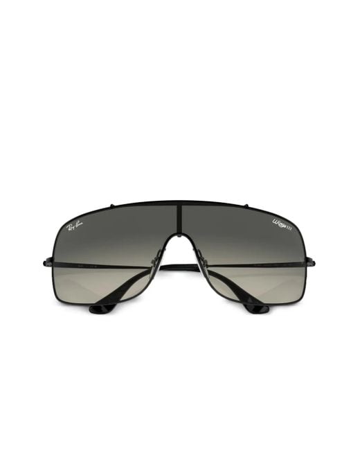 Ray-Ban Gray Wings Ii Square-Frame Sunglasses