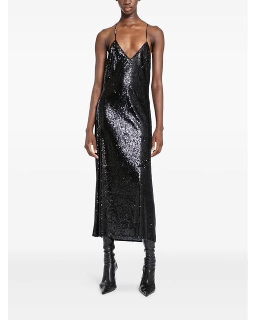 Ssheena Black Alex Midi Dress