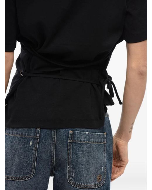 John Richmond Black Logo-Print T-Shirt