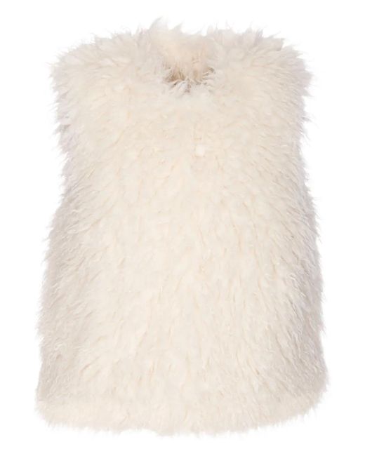 MICHAEL Michael Kors Natural Press-Stud Gilet