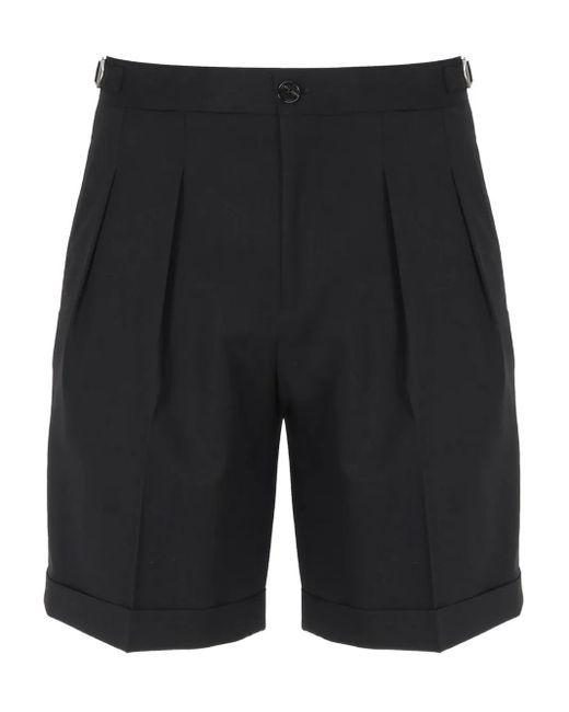 BE ABLE Shorts mit Falten in Black für Herren