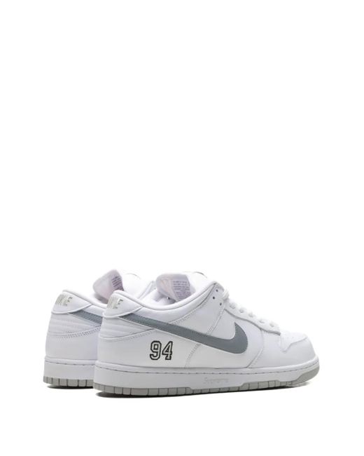 Nike Sb Dunk Low "Supreme" Sneakers in White für Herren