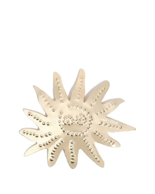 Bimba Y Lola Natural Sun-Motif Hair Clip