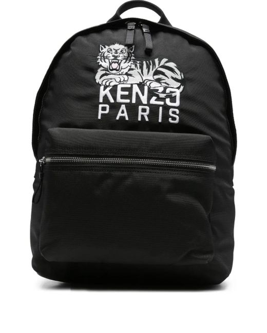 メンズ KENZO ロゴ バックパック Black