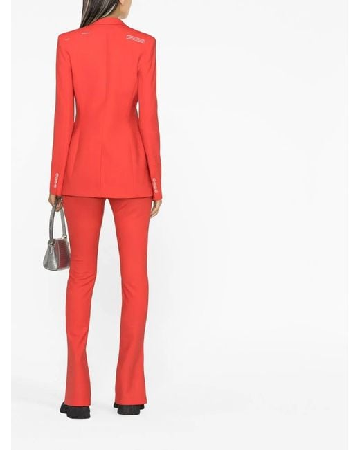 Off-White c/o Virgil Abloh Split-Hem Flared Trousers