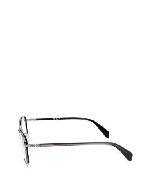Rag & Bone Metallic Double-Bridge Glasses for men