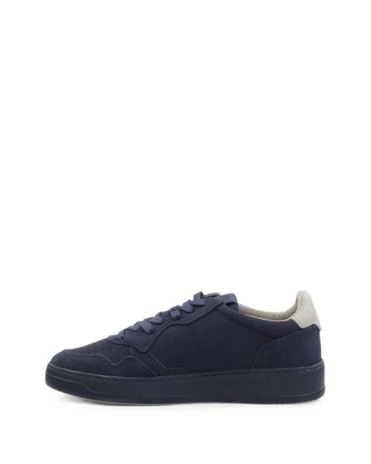 Autry Blue Medalist Low Perforated Panelled Sneakers for men
