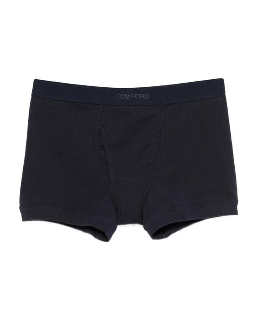 Tom Ford Blue Short À Taille Élastiquée for men