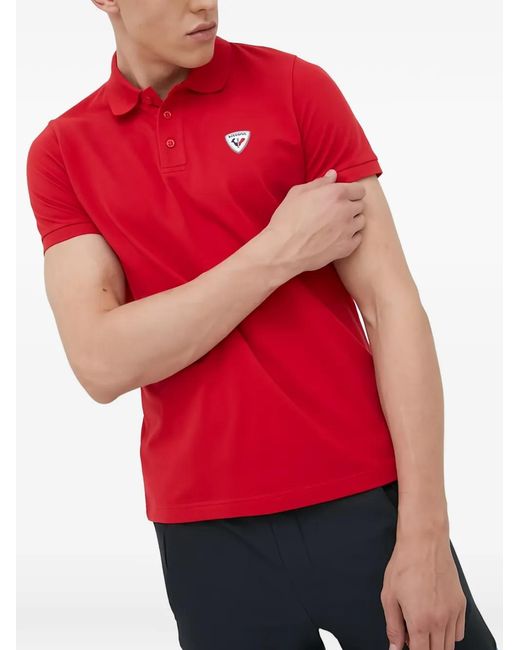 Rossignol Red Logo Polo Shirt for men