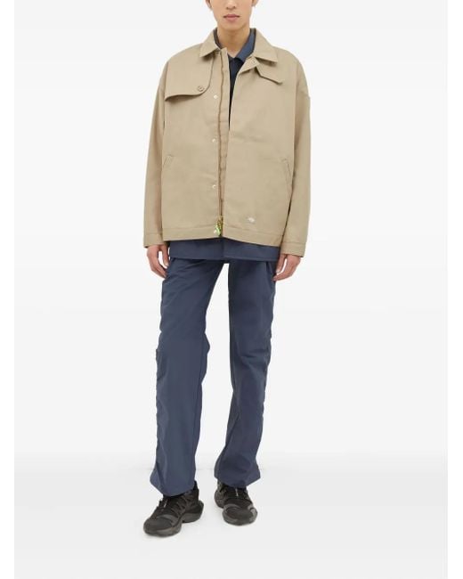 Dickies Natural Buttoned Flap-Pocket Jacket for men
