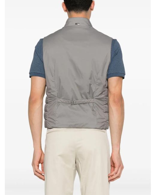 メンズ Herno パデッドベスト Gray