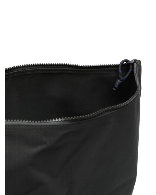NN07 Black Sac À Dos En Tissu Indéchirable À Haut À Enrouler for men