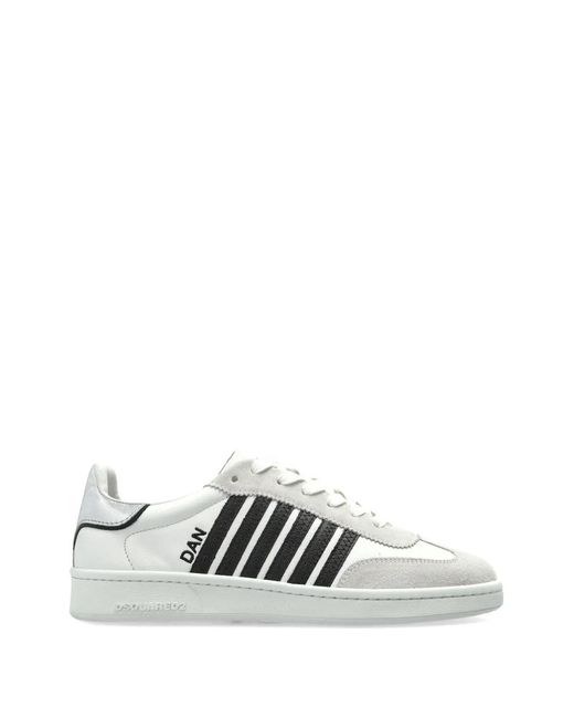 DSquared² White Boxer Sneakers