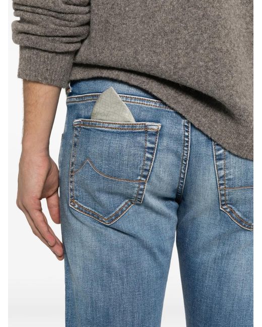 Jacob Cohen Blue Nick Five-Pocket Jeans for men