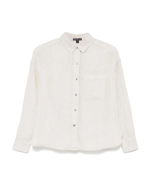 James Perse リネンシャツ White
