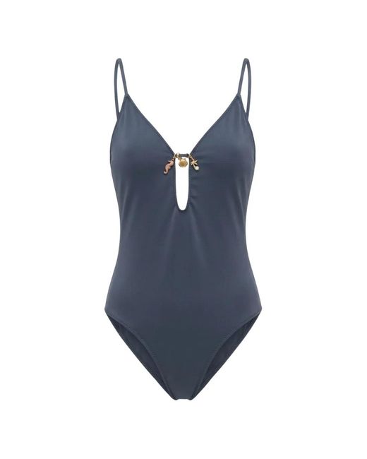 Bañador Crunchy Con Charm Mc2 Saint Barth de color Blue