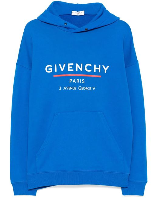 Givenchy Ocean Address Hoodie in het Blue voor heren