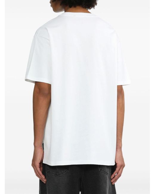 T-shirt con stampa di FIVE CM in White da Uomo