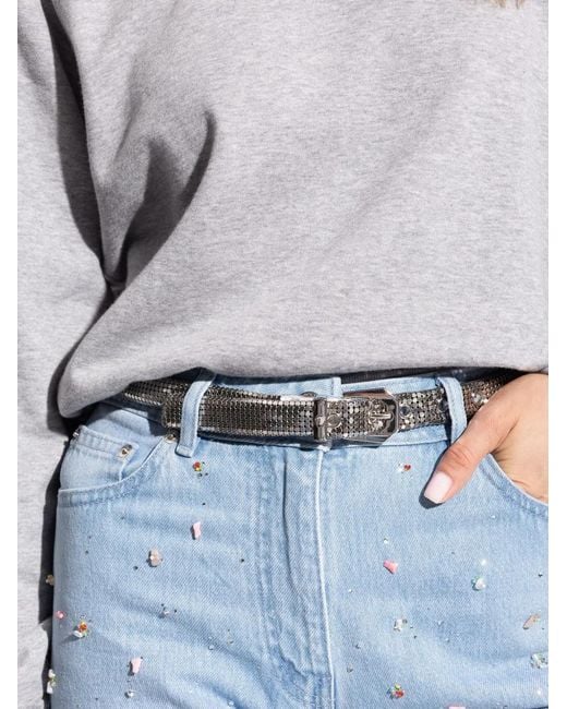 Versace White Brass Belt