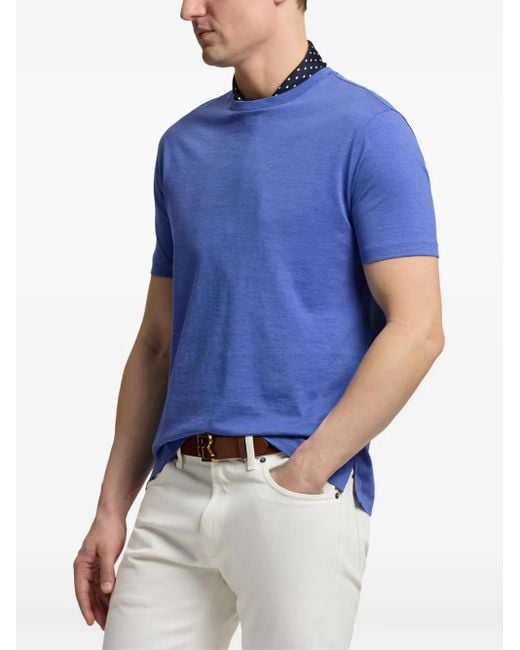 Ralph Lauren Lisle T-Shirt Met Ronde Hals in het Blue voor heren