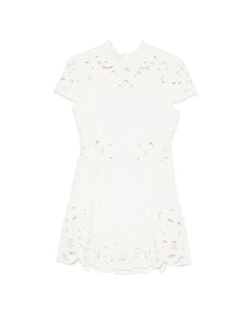 Cult Gaia White Zafira Mini Dress