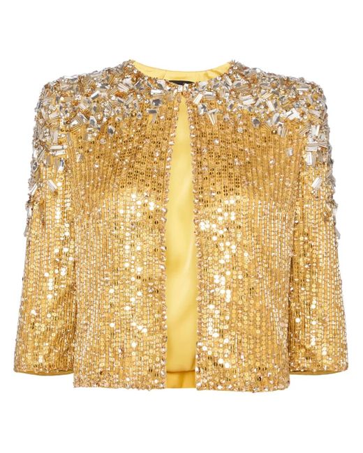 Jenny Packham Metallic Gaia Jacket