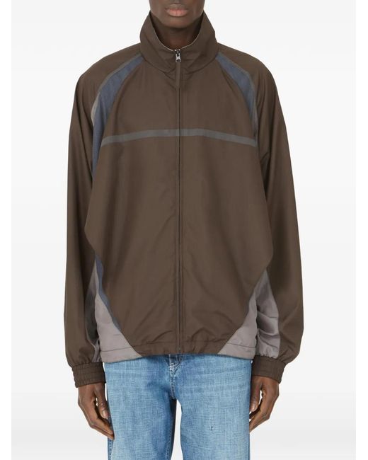 Maison Margiela Brown Zip-Up Lightweight Jacket for men
