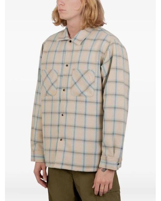 Beams Plus Gray Checked Shirt for men
