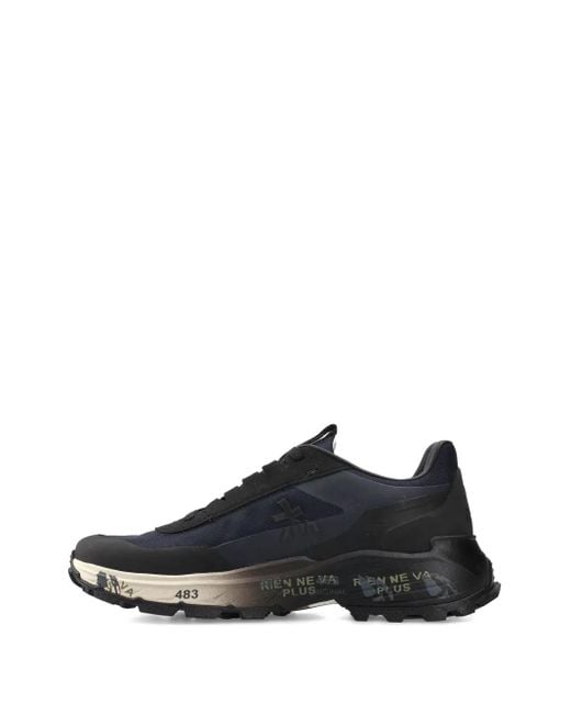 Premiata Black Devin Sneakers for men