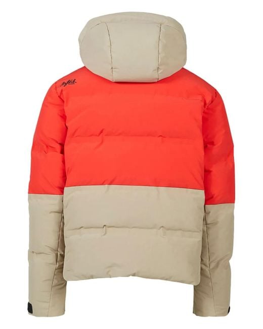 Chaqueta de esquí Super Nuke Aztech Mountain de hombre de color Red