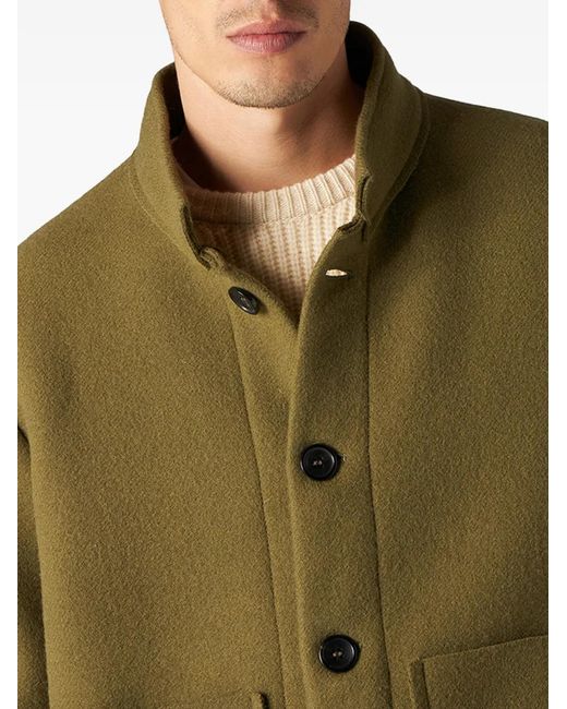 Fortela Green Miller Patch-Pocket Jacket for men