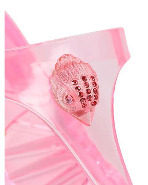 Kurt Geiger Pink Maddison Slides