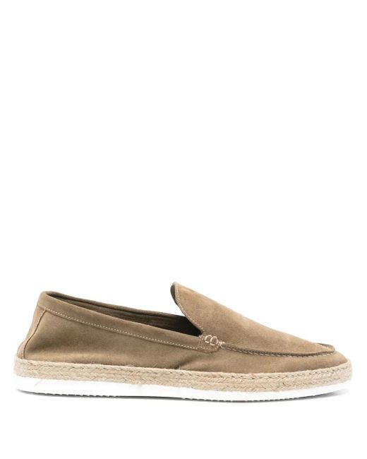 Corneliani Natural Suede Loafers for men