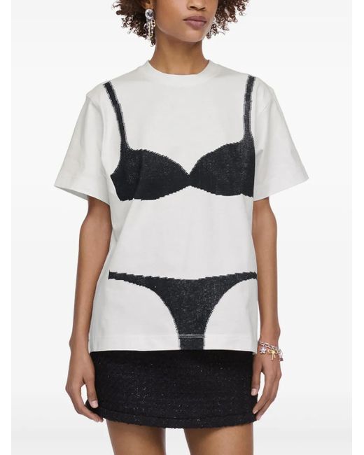 Marc Jacobs Black T-Shirt With Print