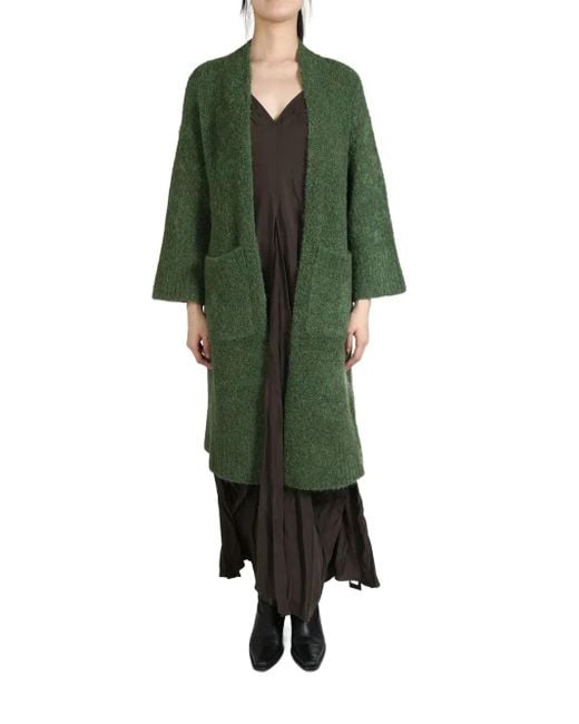 YANGKEHAN Moss Robe Coat Green