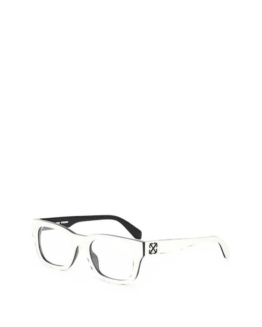 Off-White c/o Virgil Abloh Natural Arrows Rectangle-Frame Glasses