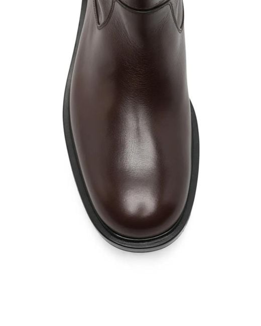 Church's Brown Buckle-Fastening Leather Ankle Boots