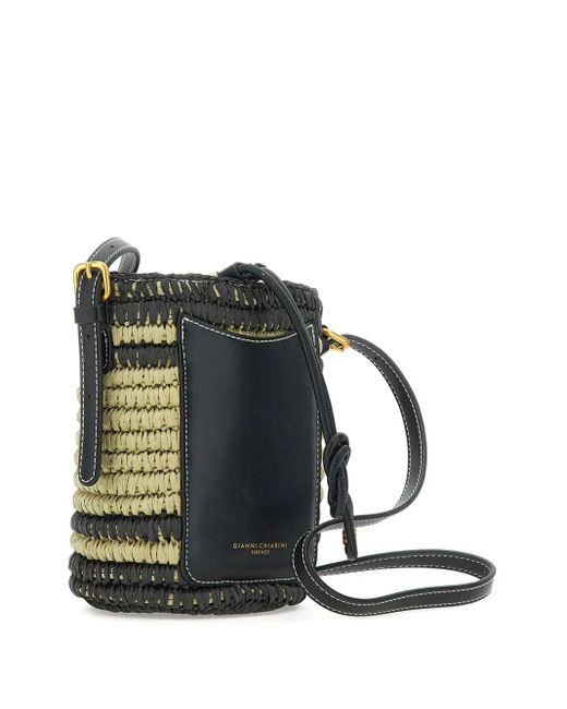 Gianni Chiarini Black Mae Bucket Bag